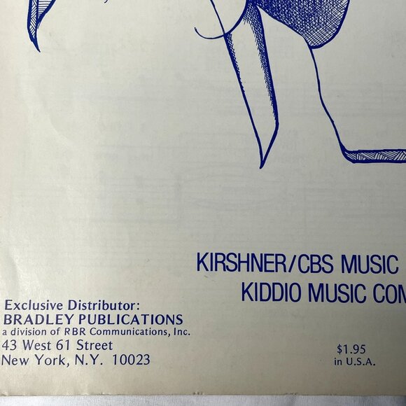 Shouldve never Let You Go Neil Sedaka Sheet Music 1978 Vintage Music Book u - Picture 3 of 6